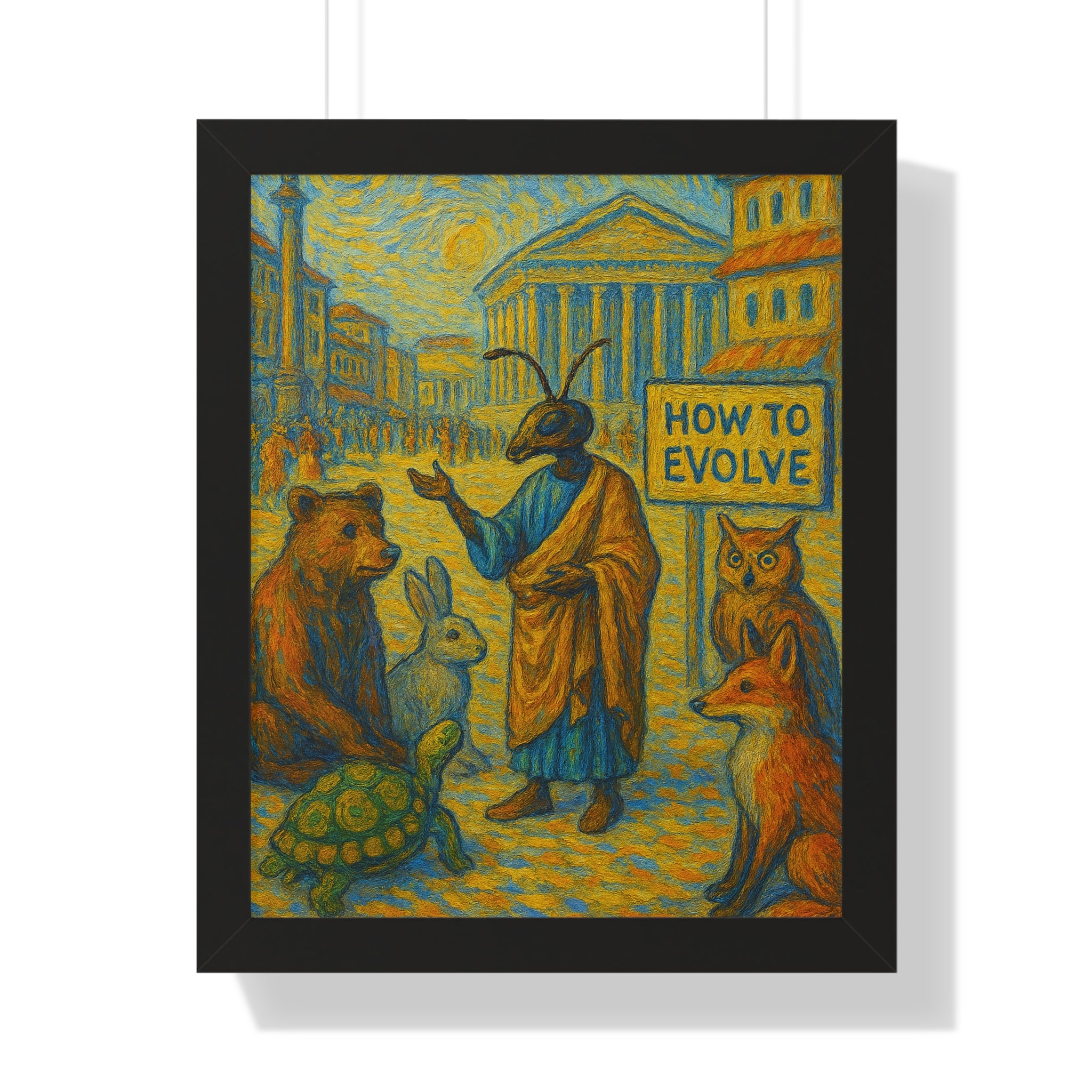 Ancient Wisdom - Framed